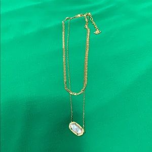 A double layered necklace